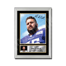 Matt Kalil 1 Limited Edition Football Signed Print - American Footballer
