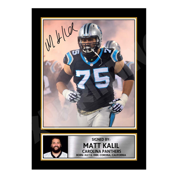 Matt Kalil 2 American Football Printed Signature Print