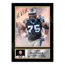 Matt Kalil 2 Limited Edition Football Signed Print - American Footballer