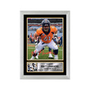 Matt Paradis 2 Limited Edition Football Signed Print - American Footballer