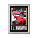 Matt Ryan 1 Limited Edition Football Signed Print - American Footballer