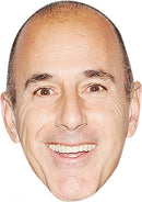 Matt Lauer MH 2017 Celebrity Face Mask Fancy Dress Cardboard Costume Mask