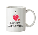 I Love Matthew Mcconaughey Celebrity Mug Office Mug