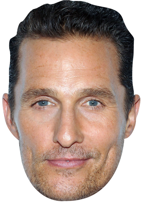 Matthew McConaughey JB Actor Movie Tv Celebrity Party Face Mask