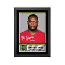 Matthew Dayes Limited Edition Football Signed Print - American Footballer