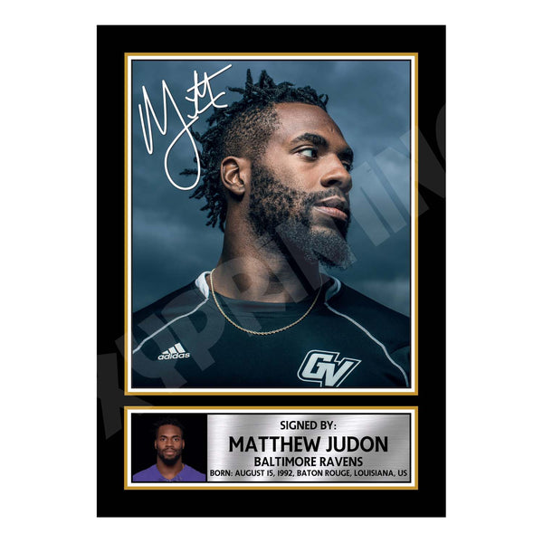 Matthew Judon 2 American Football Printed Signature Print