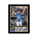 Matthew Stafford Limited Edition Football Signed Print - American Footballer