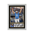 Matthew Stafford Limited Edition Football Signed Print - American Footballer