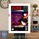 Maui Mallard In Cold Shadow Super Nintendo GAME INSPIRED THEME Retro Gaming Poster A4 A3 A2 Or A1