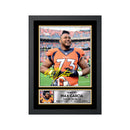 Max Garcia 2 Limited Edition Football Signed Print - American Footballer