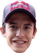 Max Verstappen F1 Celebrity Face Mask Fancy Dress Cardboard Costume Mask