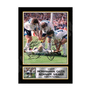 McMANAMAN REDKNAPP GAZZA SHEARER (1) Limited Edition Football Player Signed Print - Football