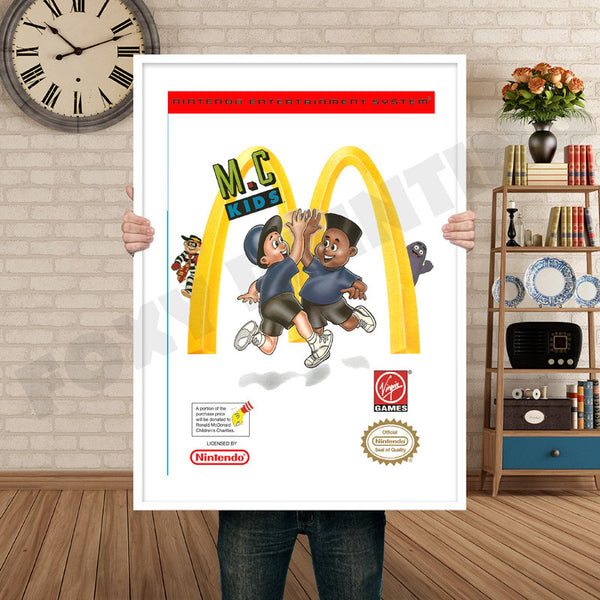 Mckids Retro Game Inspired Theme Nintendo NES Gaming