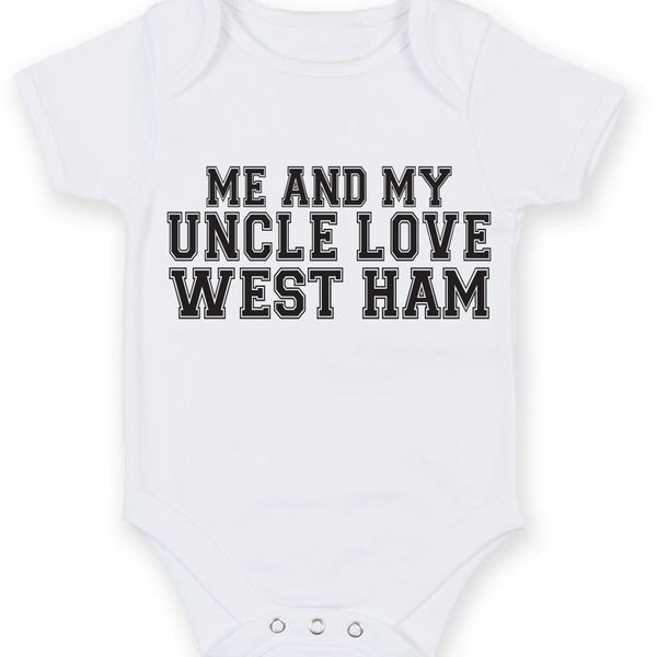 Personalised west ham baby grow clearance