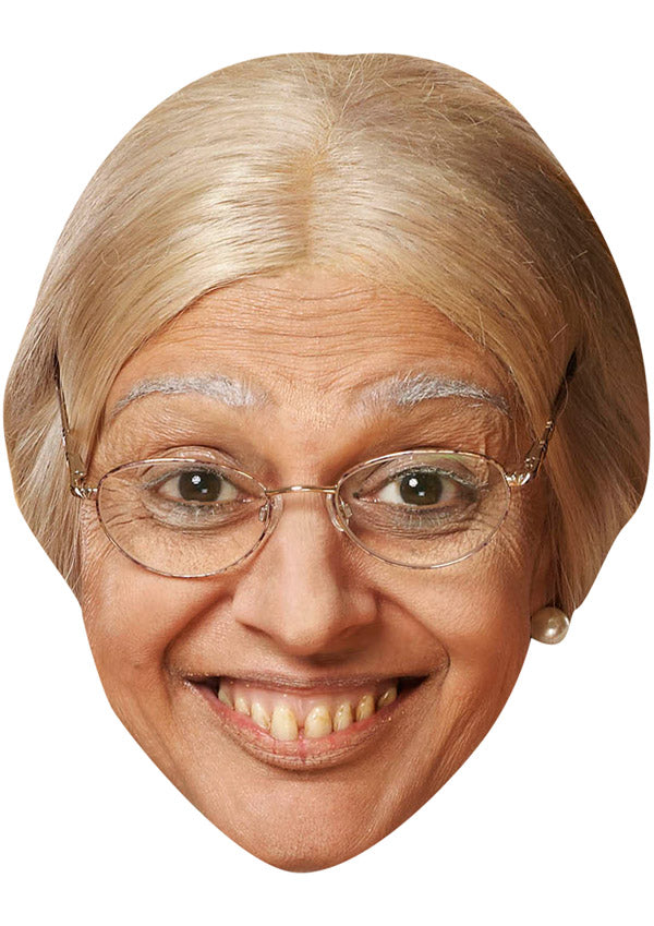 Meera Syal Face Mask – Fancy Dress Cardboard Costume Mask