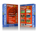 Mega 6 Box Front Sega Megadrive REPLACEMENT GAME Case Or Cover