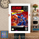 Mega Man 7 Super Nintendo GAME INSPIRED THEME Retro Gaming Poster A4 A3 A2 Or A1