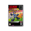 Mega Man Soccer - SNES GAME inspired Retro Gaming Magnet