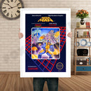 Mega Man 1 Retro GAME INSPIRED THEME Nintendo NES Gaming A4 A3 A2 Or A1 Poster Art 384