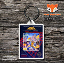 Mechanized Attack Retro NES Game Cover Art Gaming Keyring