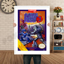 Mega Man 3 Retro GAME INSPIRED THEME Nintendo NES Gaming A4 A3 A2 Or A1 Poster Art 386