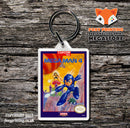 Mega Man 3 Retro NES Game Cover Art Gaming Keyring