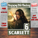 Melanie Scrofano Wynonna Earp Theme Style Personalised Kids Inspired Movie Birthday Card (SA)