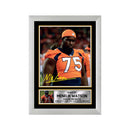 Menelik Watson Limited Edition Football Signed Print - American Footballer
