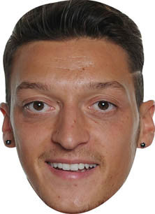 Mesut Ozil Face Mask – Fancy Dress Cardboard Costume Mask