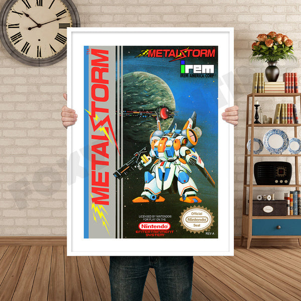 Metal Storm Retro Game Inspired Theme Nintendo NES Gaming