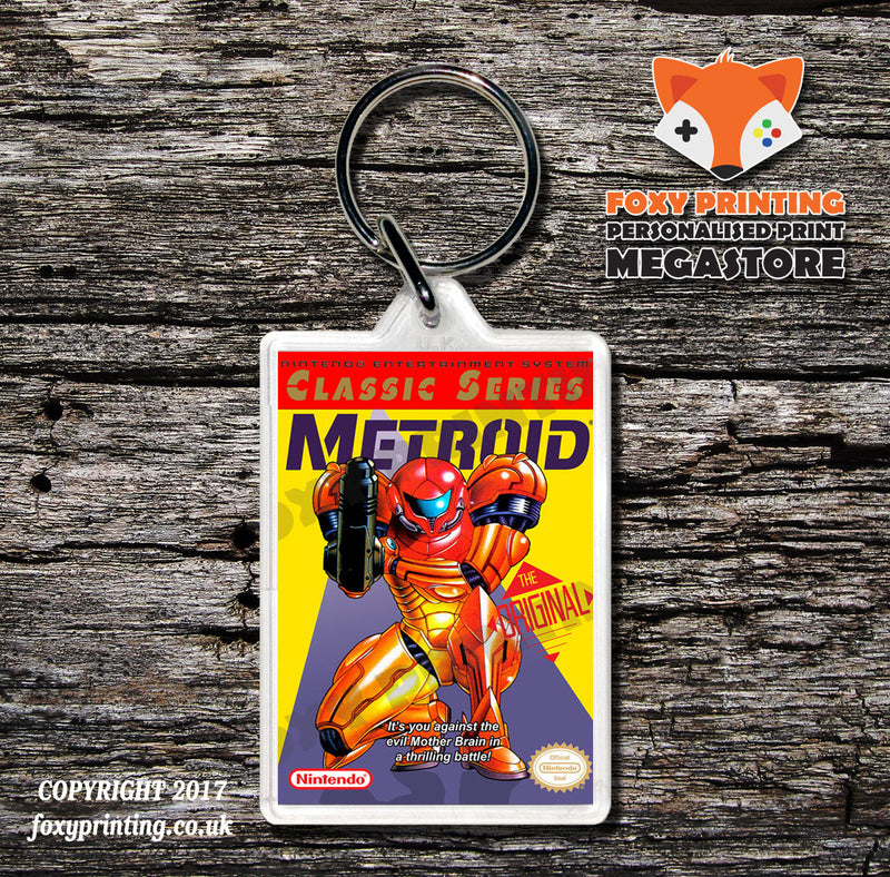 Metal Storm Retro NES Game Cover Art Gaming Keyring