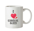 I Love Michael Caine Celebrity Mug Office Mug