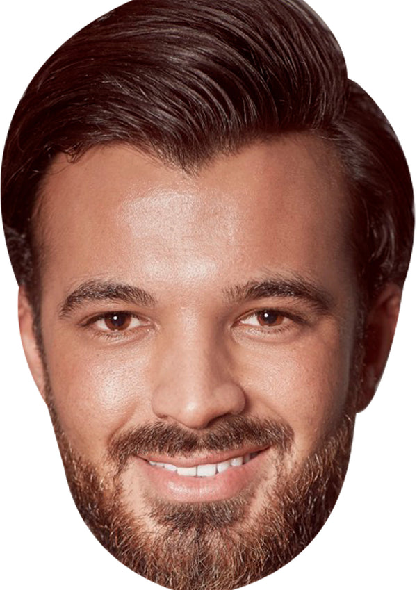 Michael Hassini.2 2020 Dress Cardboard Celebrity Party Face Mask