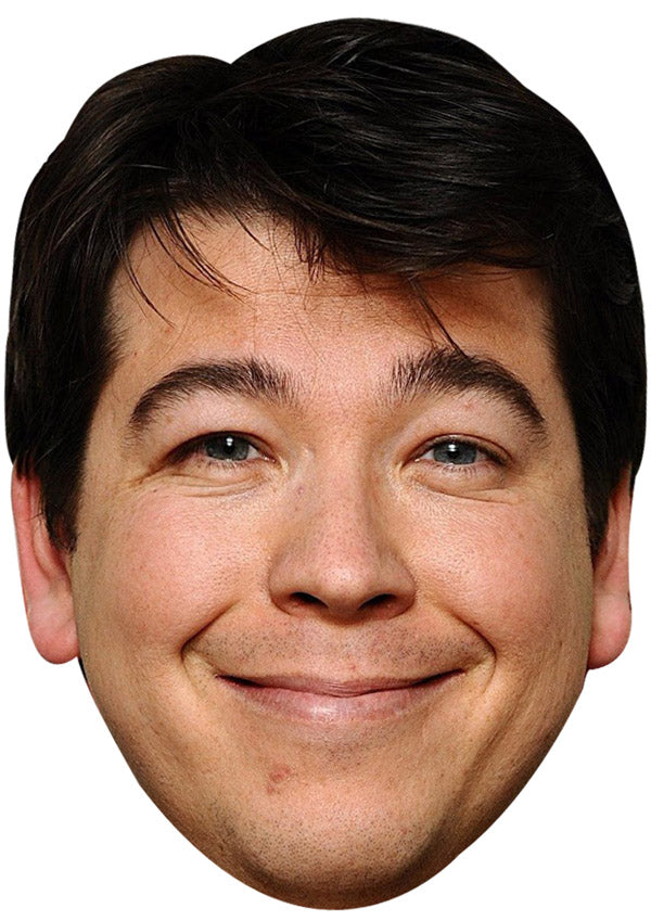 MICHAEL MCINTYRE JB - Funny Comedian Fancy Dress Cardboard Celebrity Party Face Mask