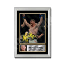 Michael Bisping Limited Edition MMA Wrestler Signed Print - MMA Wrestling