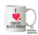 I Love Michael Clarke Duncan Celebrity Mug Office Mug