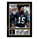 Michael Crabtree 2 Limited Edition Football Signed Print - American Footballer