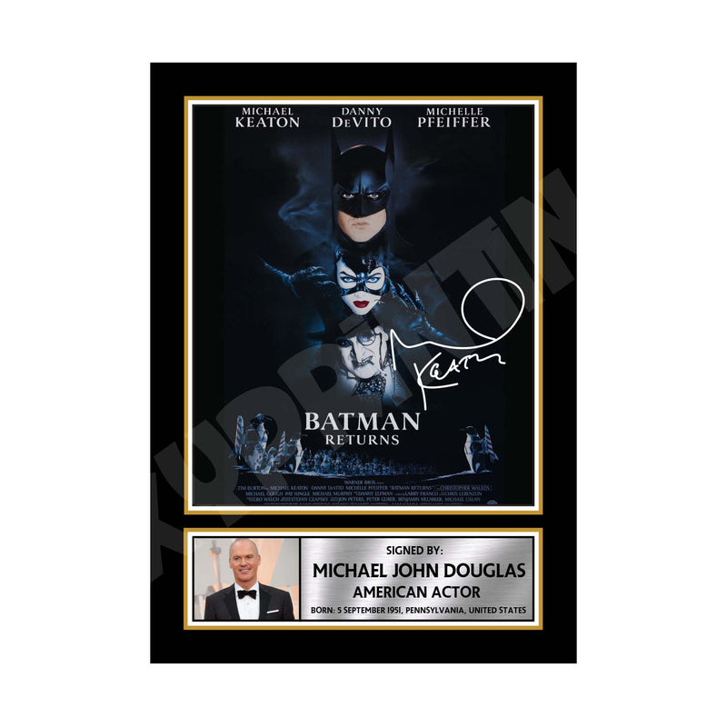 Michael Keaton 1 Limited Edition Movie Signed Print
