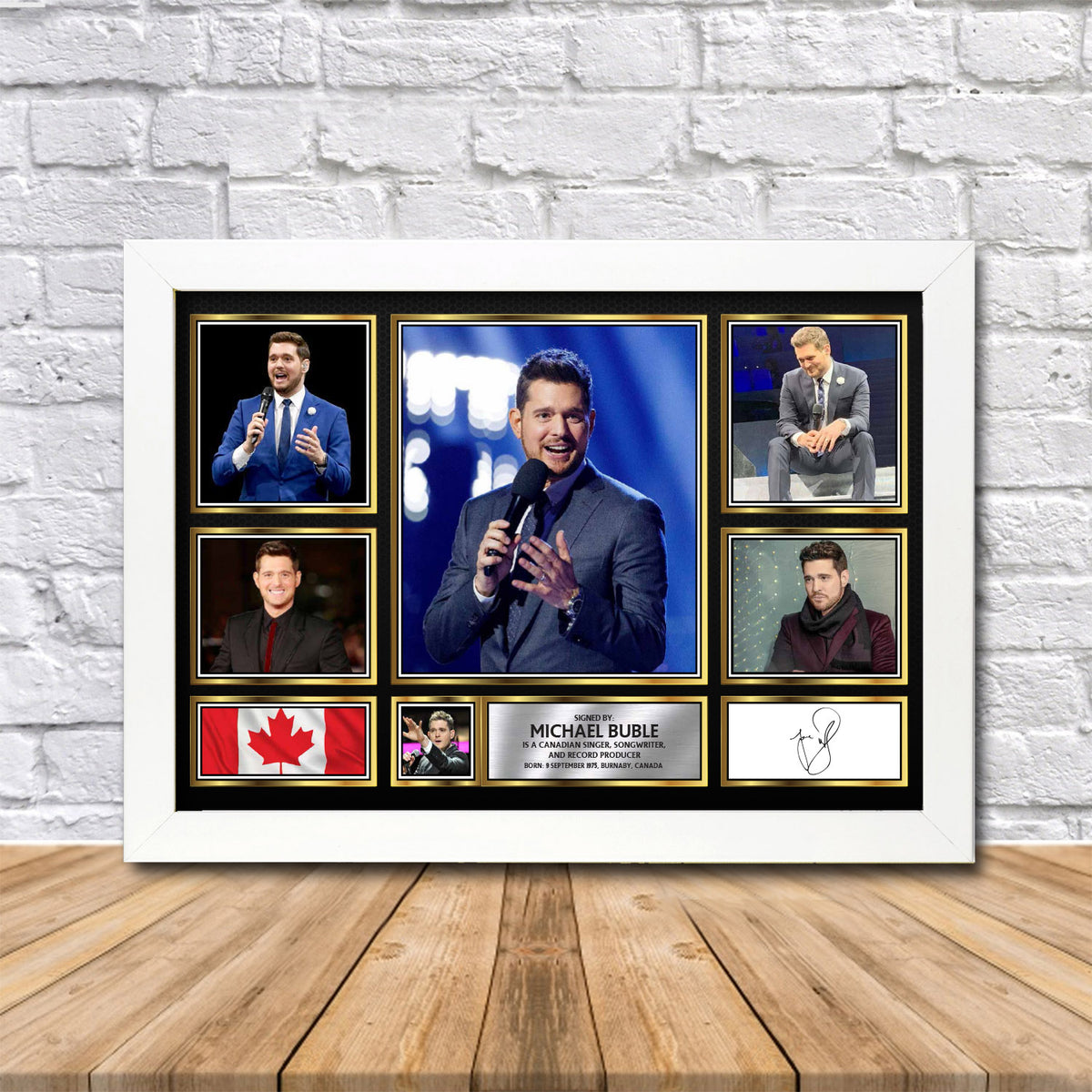 Michael Buble Printed Signature Print