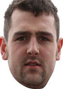 Michael Dunlop TT Riders Celebrity Face Mask Fancy Dress Cardboard Costume Mask