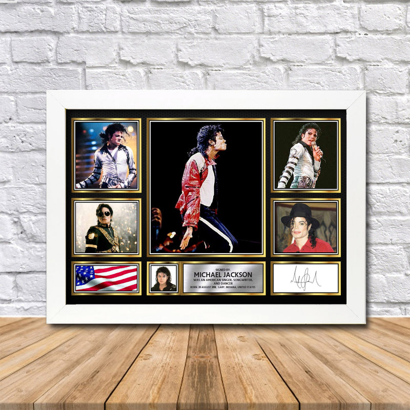 Michael Jackson Limited Edition Signed Print