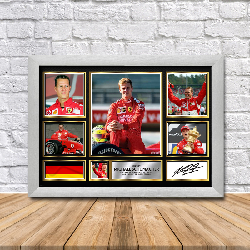 Michael Schumacher Limited Edition Signed Print