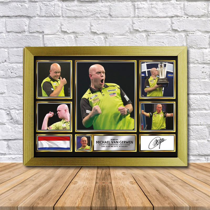 Michael Van Gerwen Limited Edition Signed Print