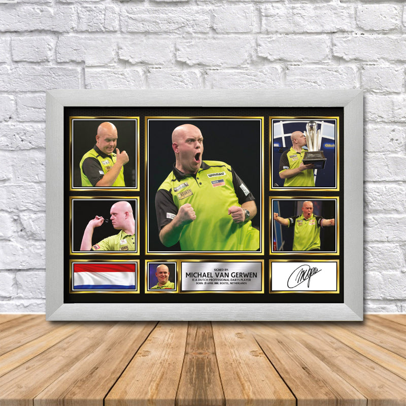 Michael Van Gerwen Limited Edition Signed Print