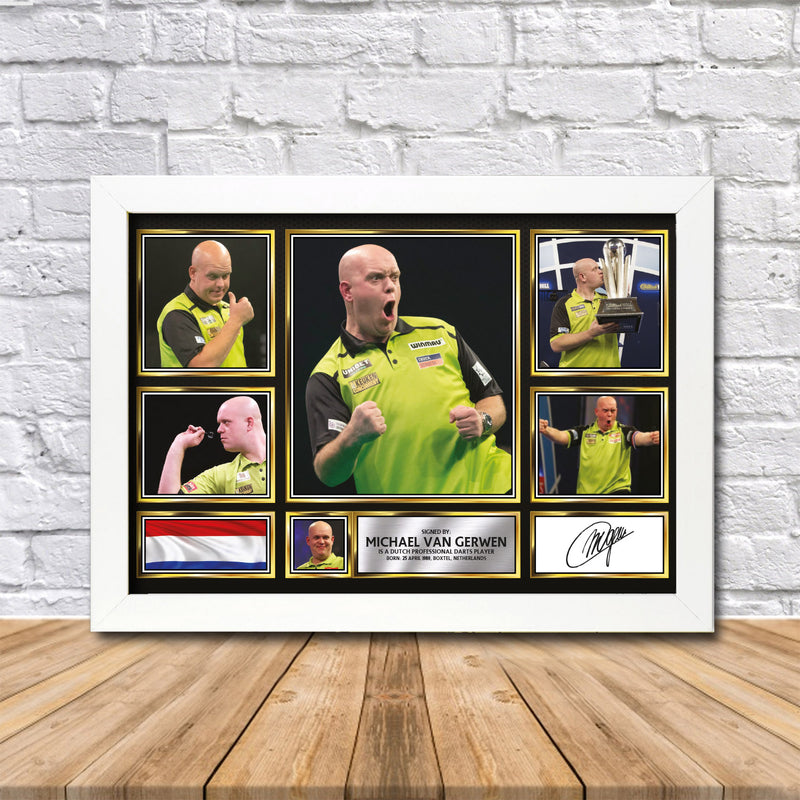 Michael Van Gerwen Limited Edition Signed Print