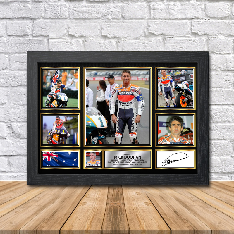 Mick Doohan Limited Edition Signed Print