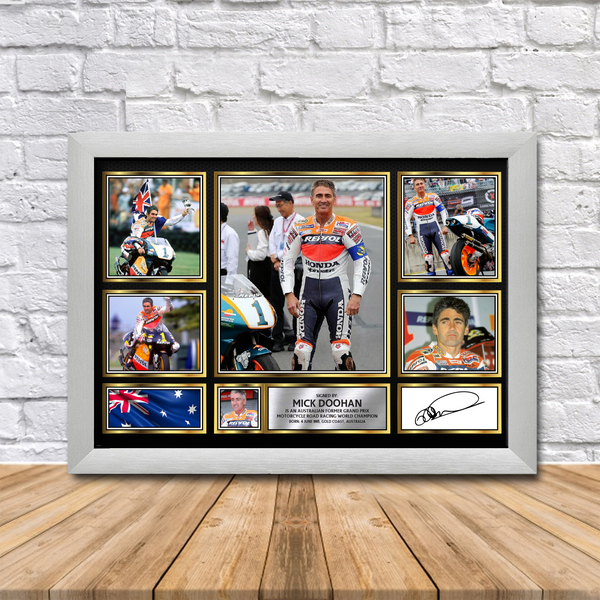 Mick Doohan Printed Signature Print