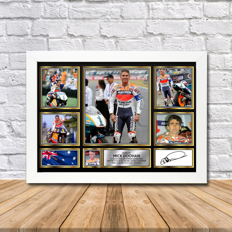 Mick Doohan Limited Edition Signed Print