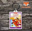 Metroid Retro NES Game Cover Art Gaming Keyring