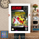 Micky Mania Super Nintendo GAME INSPIRED THEME Retro Gaming Poster A4 A3 A2 Or A1